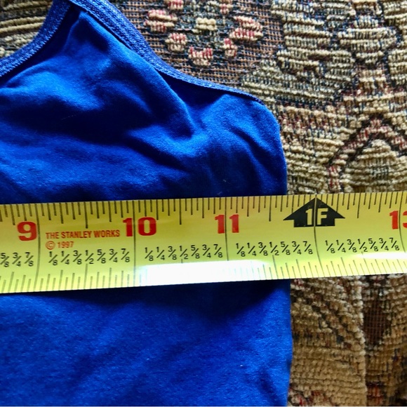 SO Seamless Nylon Spandex Camis Royal Blue & Neon Pink Size XS  *set of two* - Picture 3 of 4